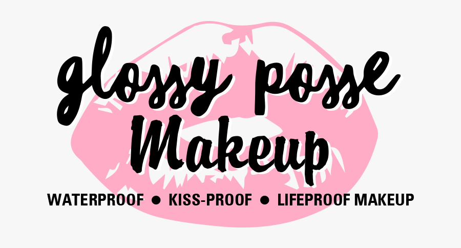 Glossy Posse Makeup - Calligraphy, Transparent Clipart