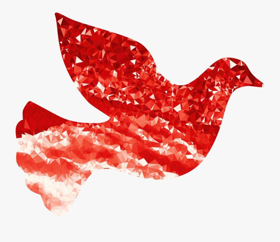 Red,columbidae,doves As Symbols - Red Dove Clip Art, Transparent Clipart