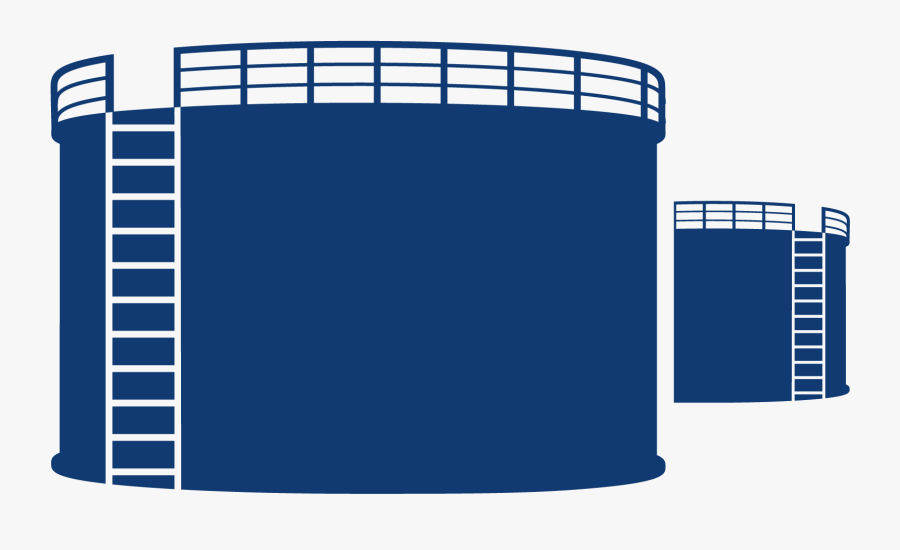 Oil Tank Icon In Blue Png, Transparent Clipart