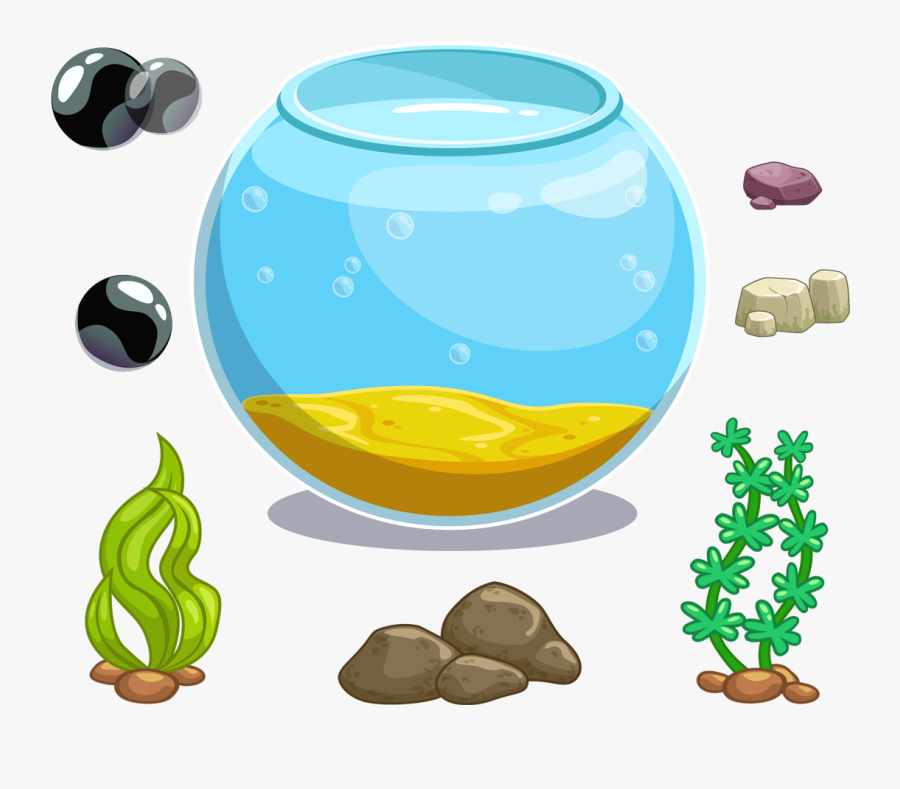 Clip Art Aquarium Drawing Huge - Empty Aquarium Clipart, Transparent Clipart