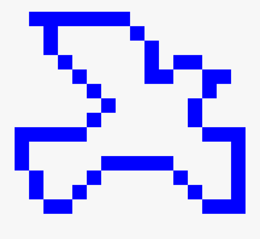 Peace Dove Mini Pixel Art Clip Arts - Black 8 Bit Heart, Transparent Clipart