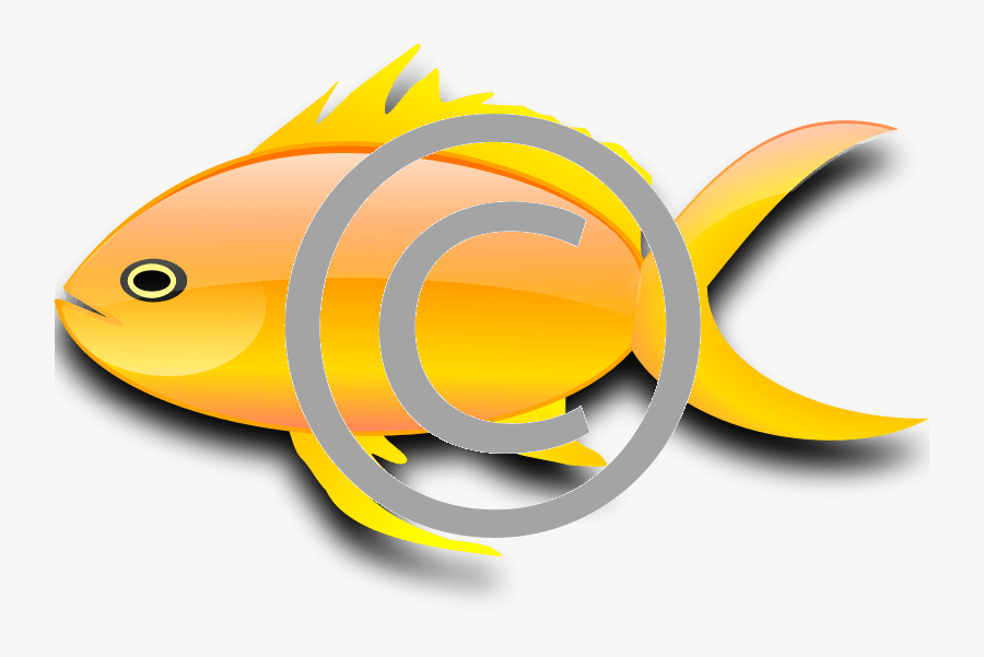 Gold Fish Clip Art, Transparent Clipart