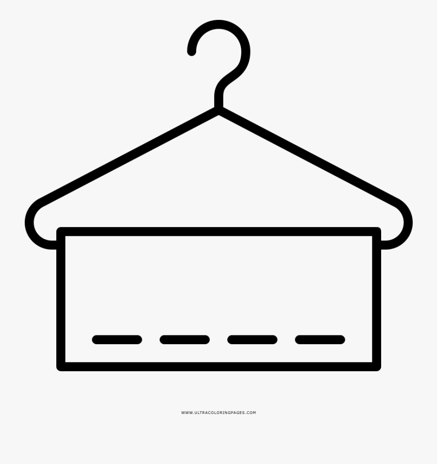Towel Coloring Page - Ironing Logo, Transparent Clipart