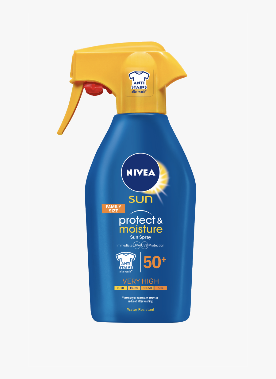 Nivea Sun Protect And Moisture Sun Spray, Transparent Clipart