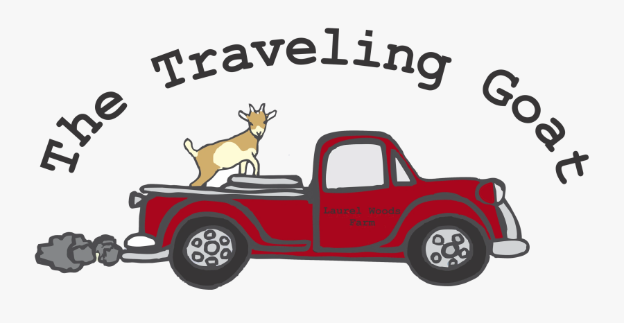 Laurel Woods Farms,llc - Goat Behind The Truck Pic Cartoon, Transparent Clipart