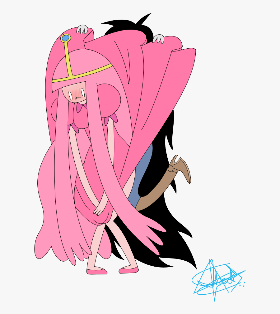 Transparent Princess Bubblegum Png - Fanart Marceline And Bubblegum, Transparent Clipart