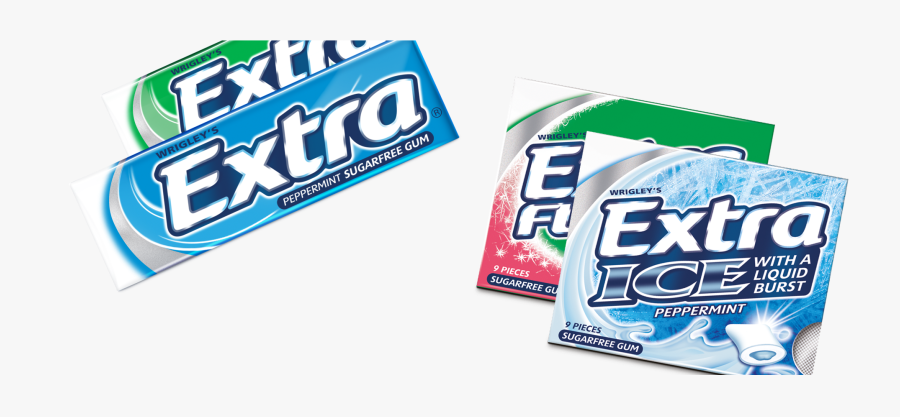 Extra Gum Logo - Gum With Transparent Background, Transparent Clipart