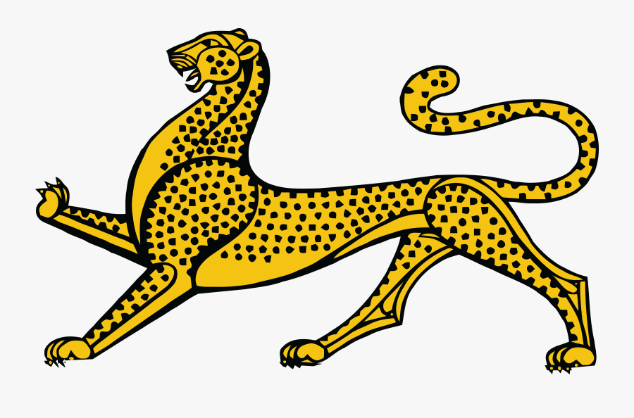 Stylised Leopard Clip Arts - Северная Осетия Алания Герб, Transparent Clipart