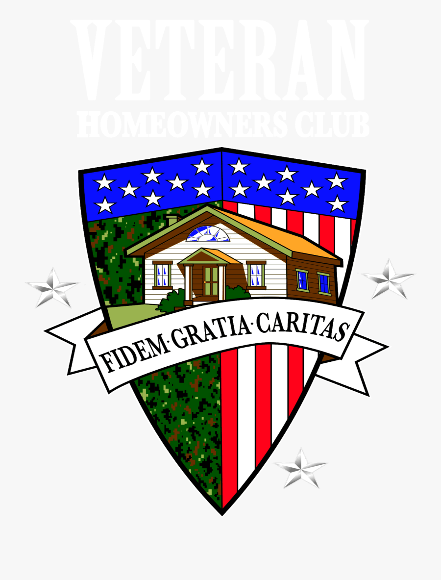 Veteran Homeowners Club Logo - House, Transparent Clipart