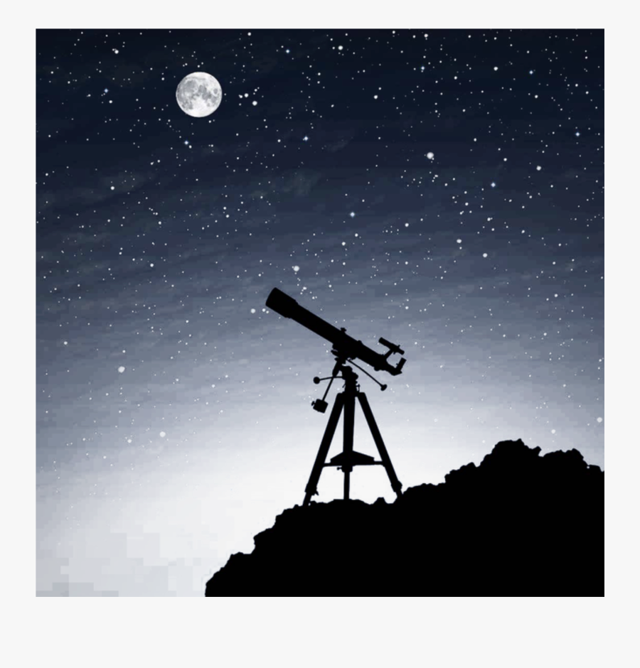 Moon And Star In Sky Png, Transparent Clipart
