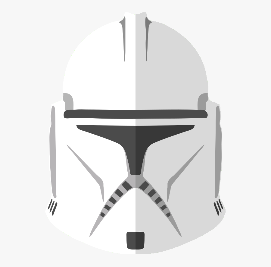 Clone Trooper Helmet Png, Transparent Clipart