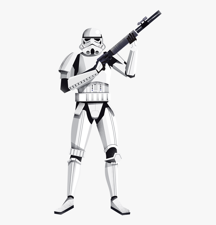 Stormtrooper Armor Line Art, Transparent Clipart