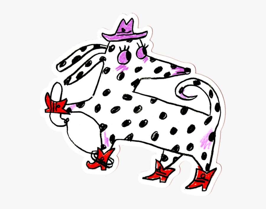 Cowgirl Dog Sticker"
 Class="lazyload Lazyload Mirage, Transparent Clipart