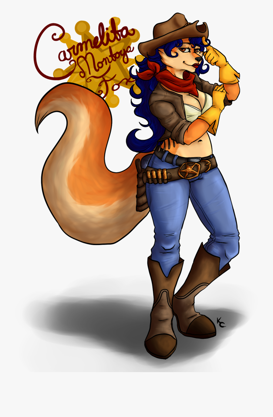 Carmelita Fox Concept Art, Transparent Clipart
