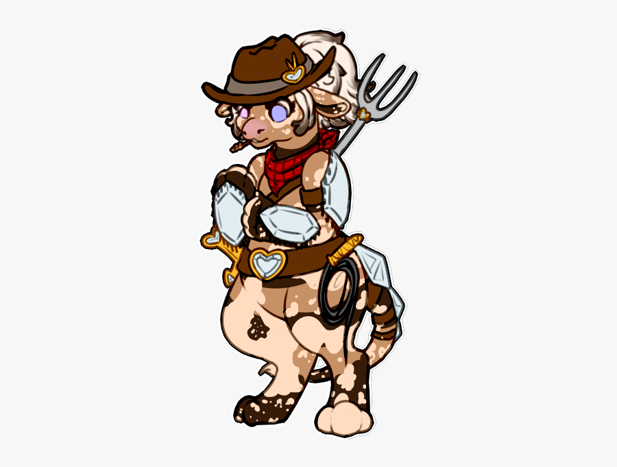 Halloween Cowgirl - Cartoon, Transparent Clipart