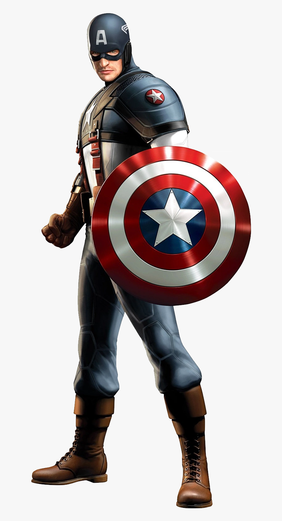 Captain America Life Size Cardboard Cutout, Transparent Clipart