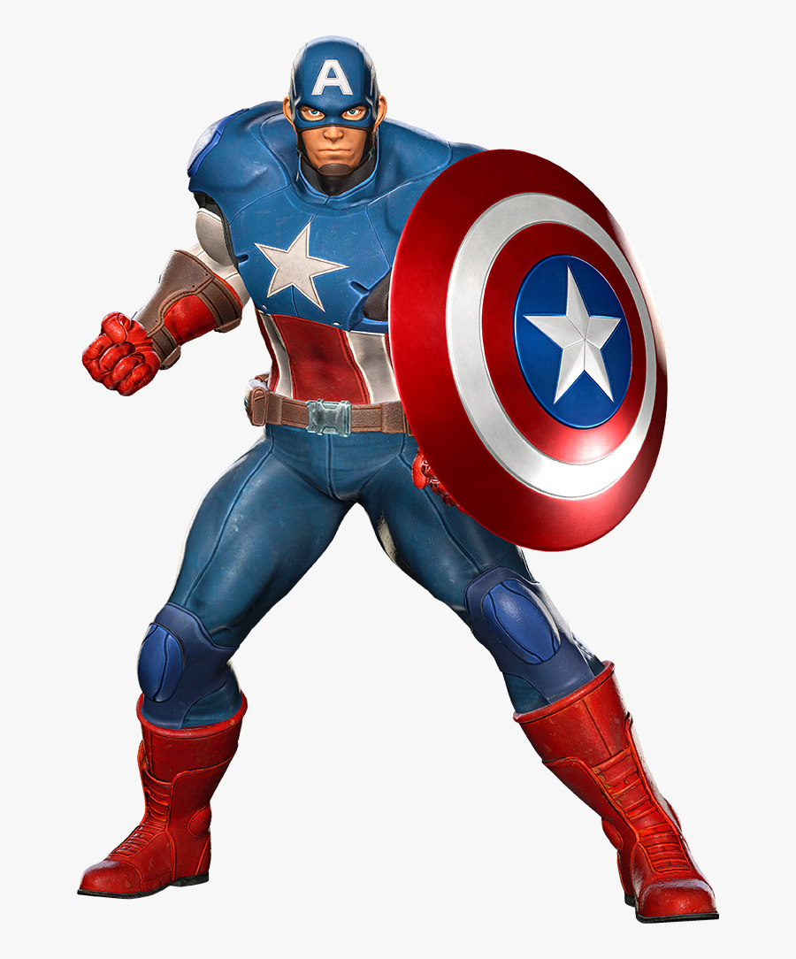 Transparent Captain America Clipart - Marvel Vs Capcom Infinite Captain America, Transparent Clipart