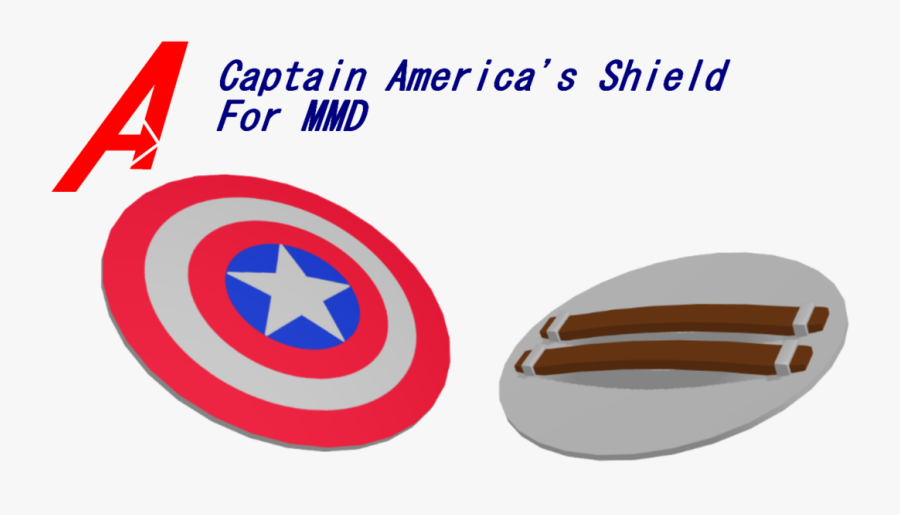 Clipart Shield Superhero - Captain America Helmet Mmd Model, Transparent Clipart