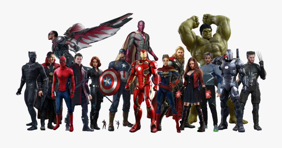 Marvel Heroes No Background, Transparent Clipart