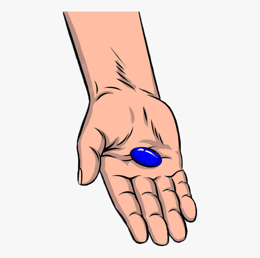 Pop Art Red Pill Blue Pill - Red Pill Blue Pill Art, Transparent Clipart