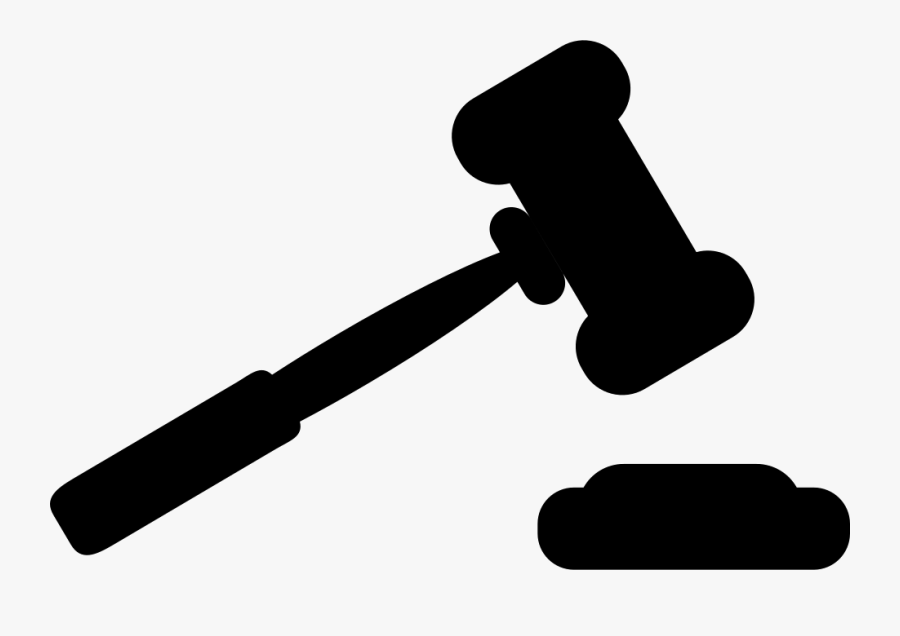 Transparent Hammer Png Icon - Auction Hammer Vector Free, Transparent Clipart