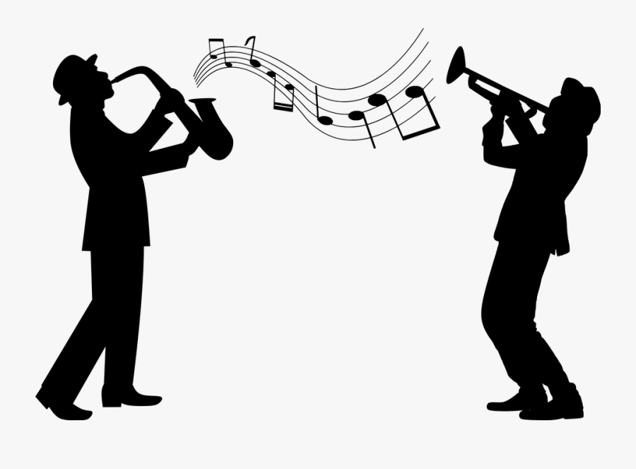 Jazz Band, Transparent Clipart