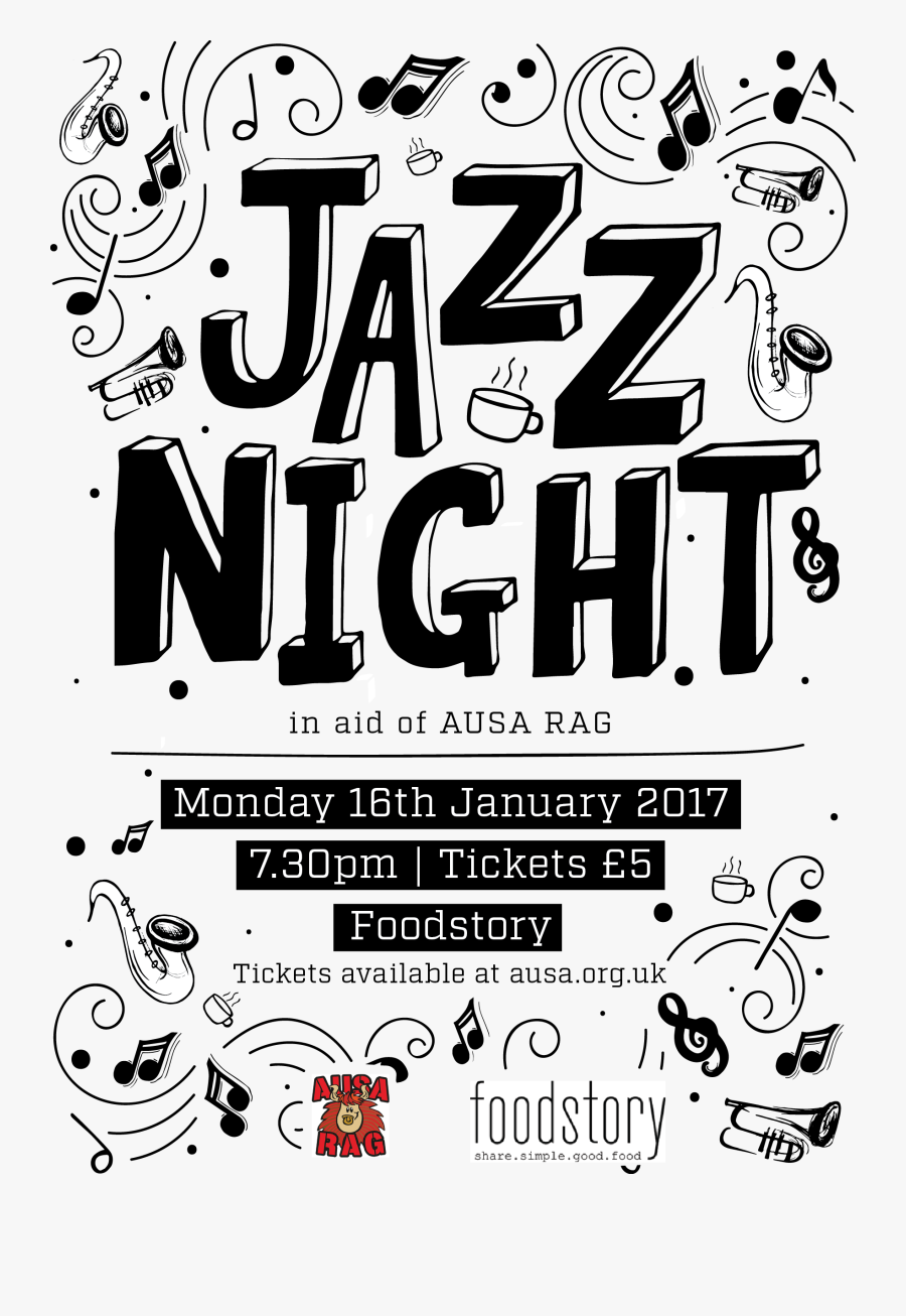 Jazz Night - Poster, Transparent Clipart