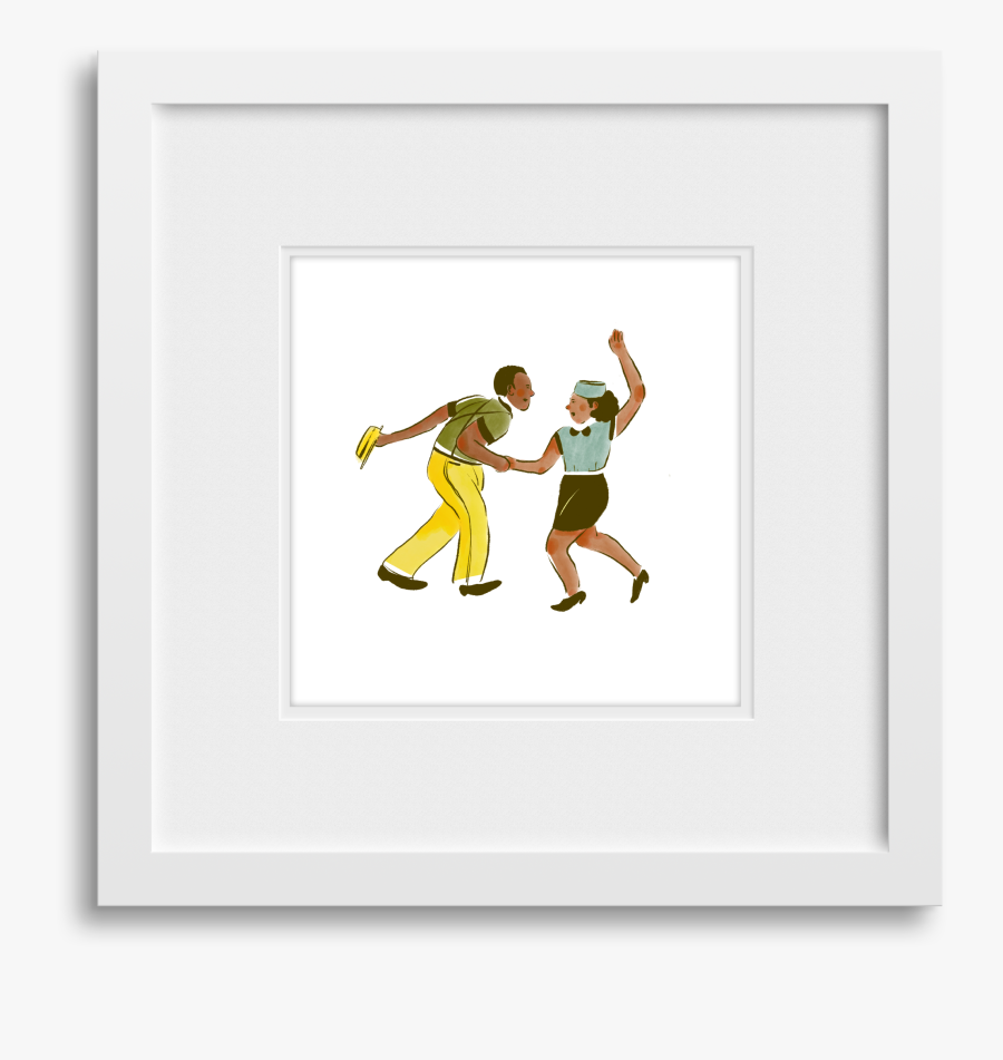 Two Jazz Dancers - Cartoon, Transparent Clipart