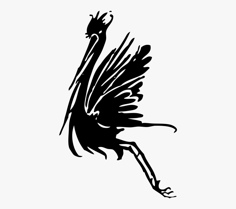 Stork, Transparent Clipart