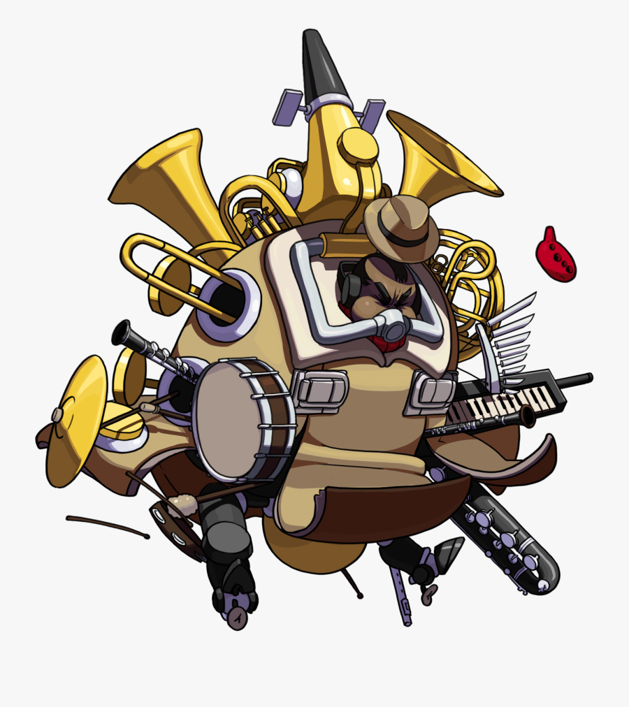 Guy Performs Free Jazz To Competitive Smash Bros - Strike Up The Band Skullgirls, Transparent Clipart