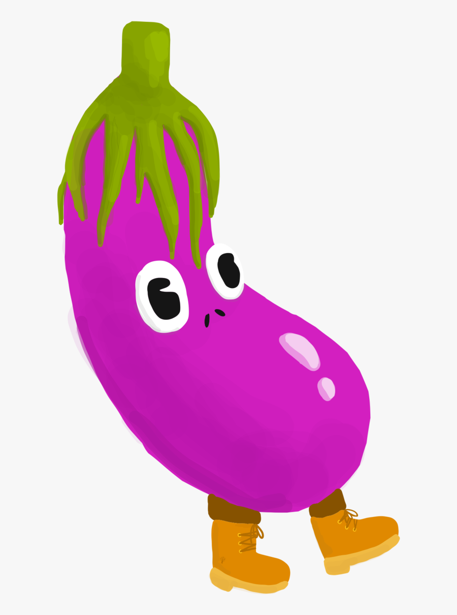 Eggplant Guy , Design Idea For Dancer"s Symposium Showcase, - Illustration, Transparent Clipart