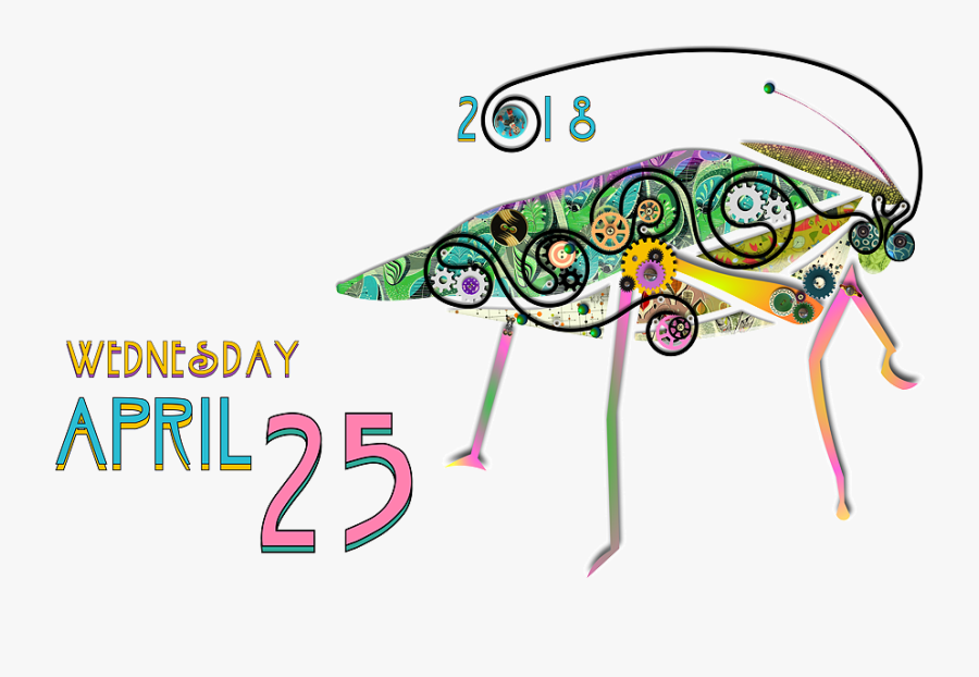 Wednesday, April - Illustration, Transparent Clipart