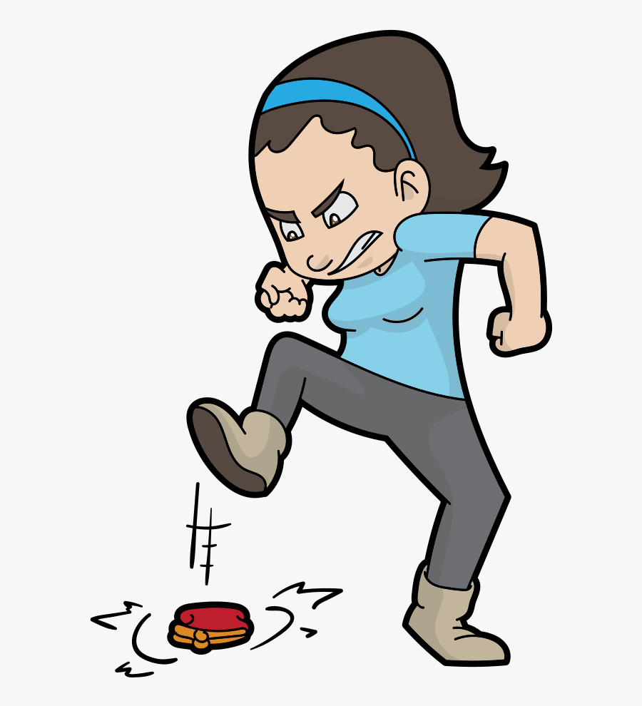 Cartoon Stomping, Transparent Clipart