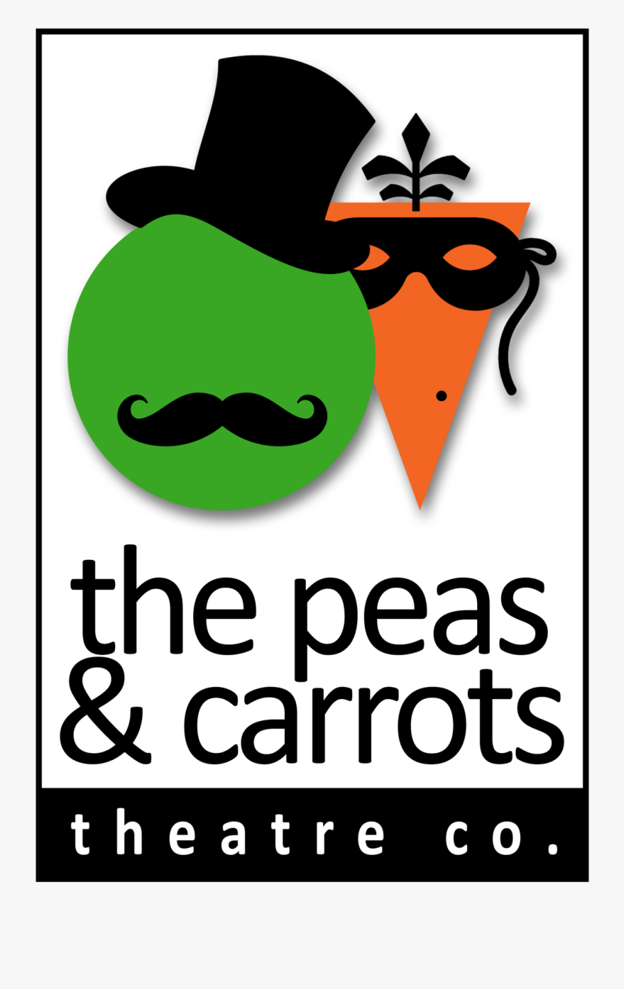 Peas And Carrots Logo, Transparent Clipart