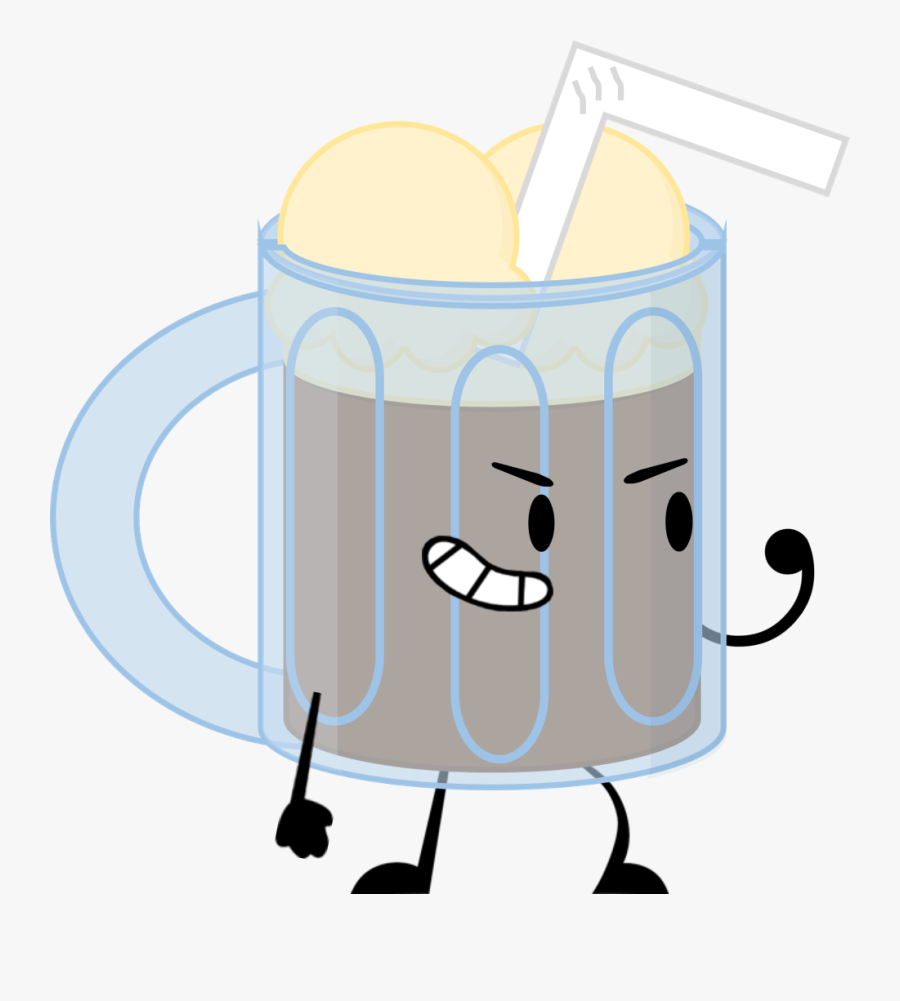 Root Beer Float Pose - Cartoon Root Beer Float, Transparent Clipart