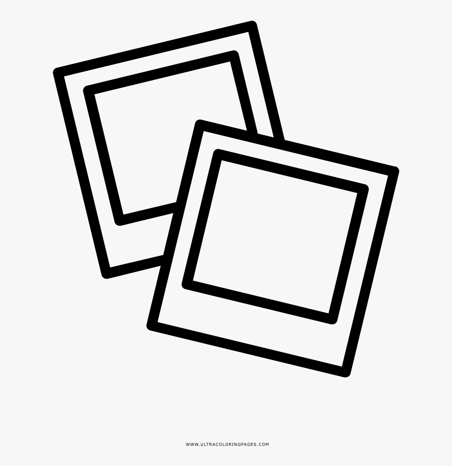 Polaroids Coloring Page - Chosungah Ver 22 Cushion, Transparent Clipart