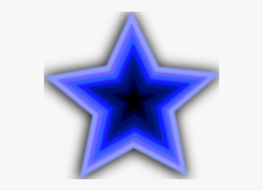 Free Vector Stars Simple Clip Art - Blue Star, Transparent Clipart