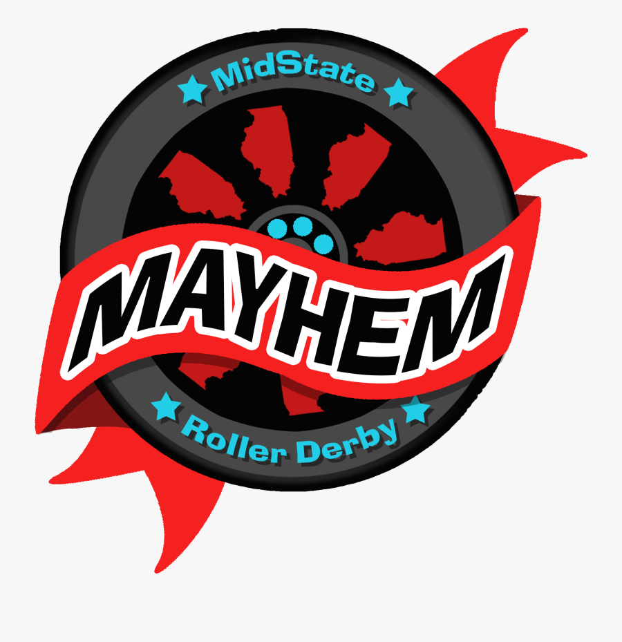 Midstate Mayhem Roller Derby, Transparent Clipart