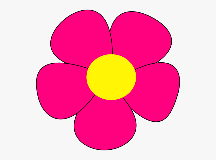 Vector Black And White Stock Clip Art At Clker - Flower Clip Art, Transparent Clipart