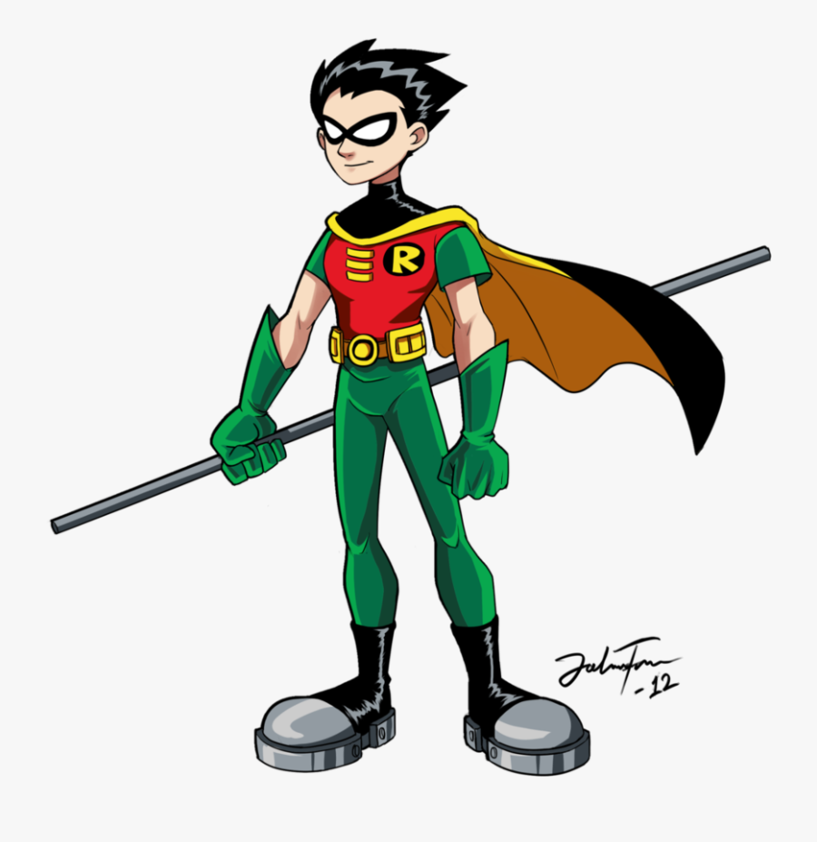 Teen Titans Clipart - Robin Teen Titans Staff, Transparent Clipart