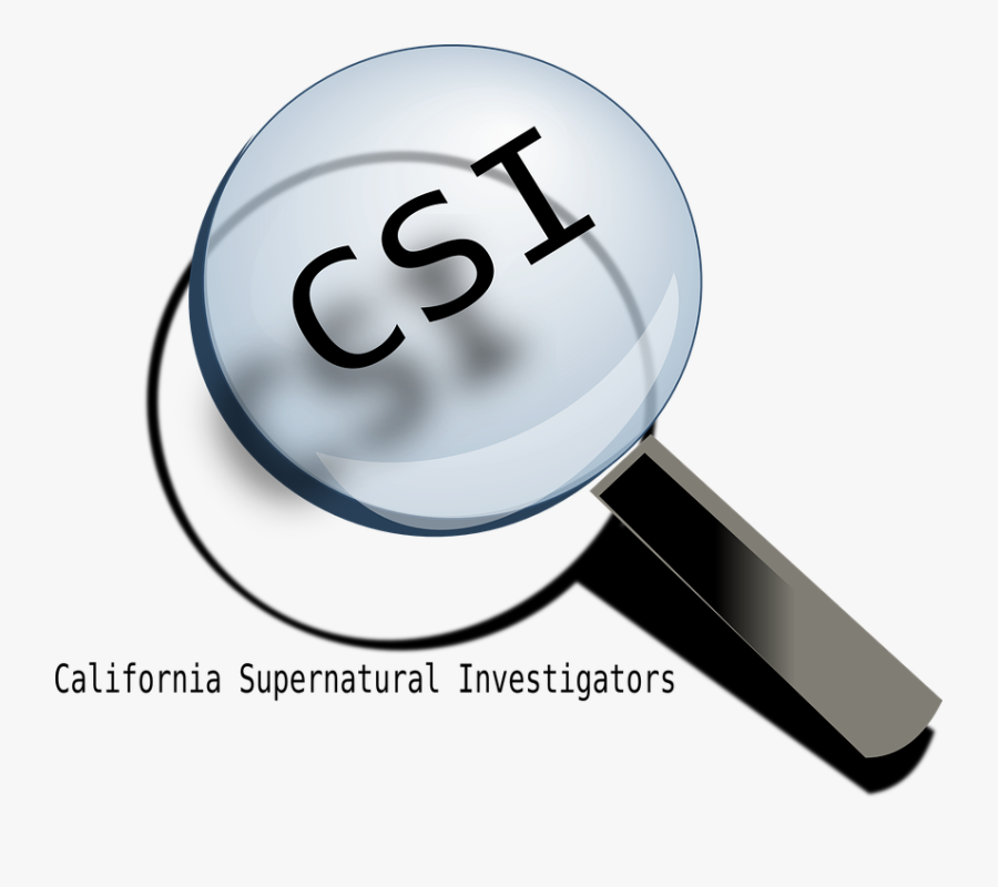 Detective Clipart Lens - Crime Scene Investigator Clip Art, Transparent Clipart