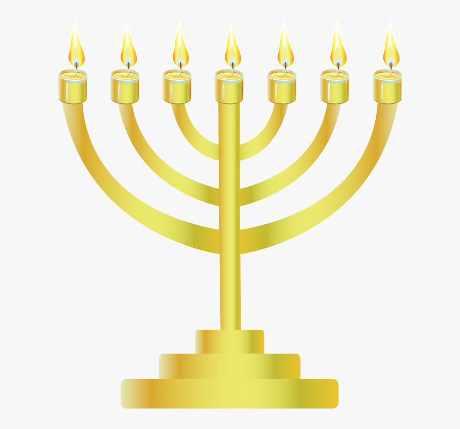 Hanukkah Clipart Hebrew - נרות חנוכה Png, free clipart download, png, clipa...