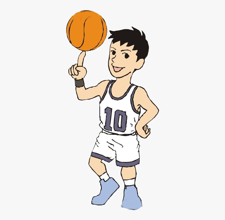 Basketball Player Sport Cartoon - Basketball Player Cartoon Png, Transparent Clipart