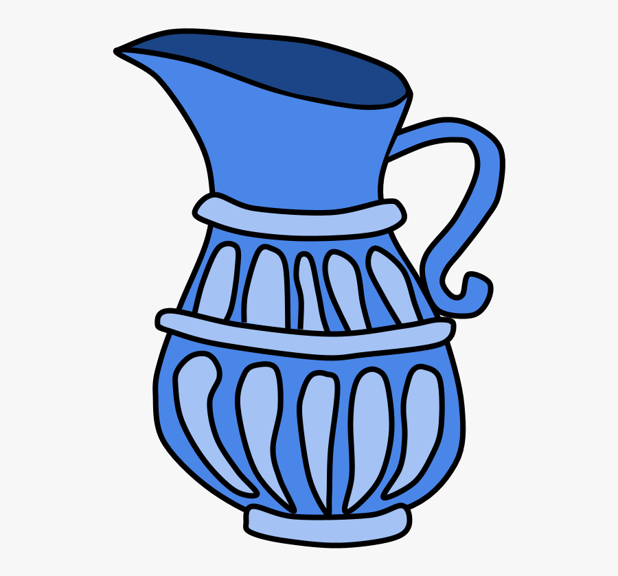 Jug Of Oil, Hanukkah, Light Blue - Jug Cartoon Png, Transparent Clipart