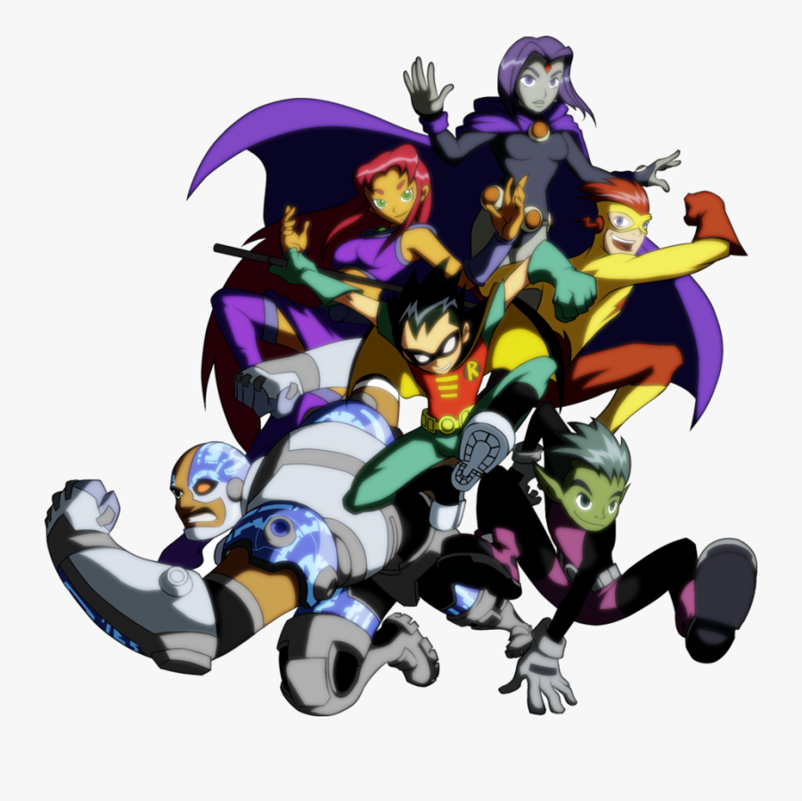 Teen Titans Transparent - Teen Titans Anime Version, Transparent Clipart
