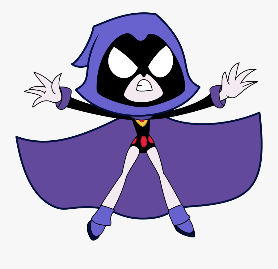 Teen Titans Png Hd - Teen Titans Go Character Raven, Transparent Clipart