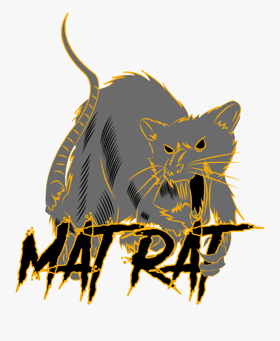 Mat Rat Wrestling - Illustration, Transparent Clipart