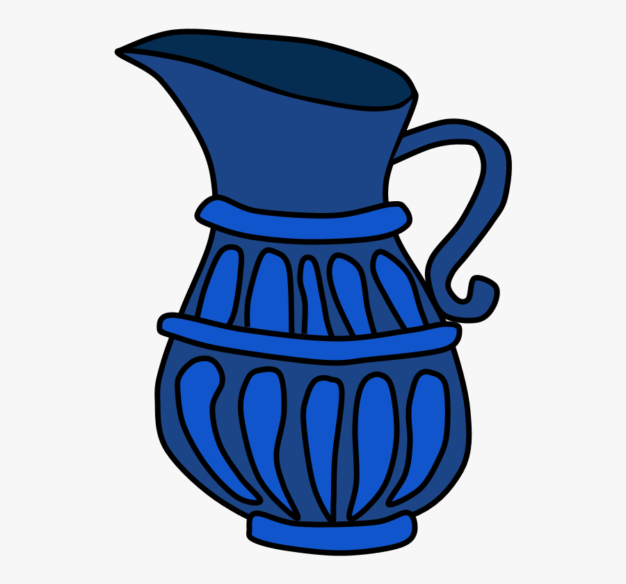 Jug Of Oil, Hanukkah, Blue - Transparent Png Png Pic Of Jug, Transparent Clipart