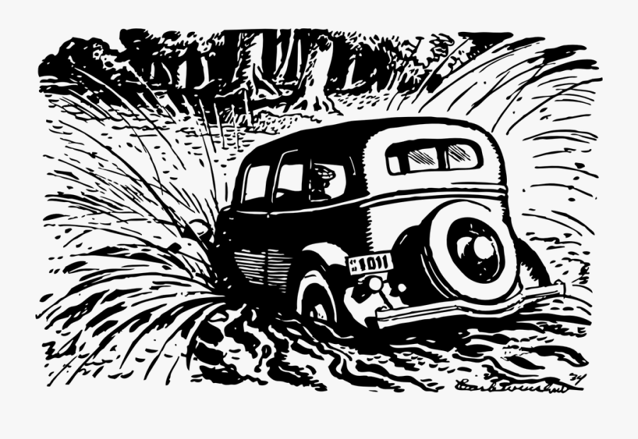 Car, Vehicle, Water, Pool, Splashing, Splash - Car Train Crash Clipart, Transparent Clipart