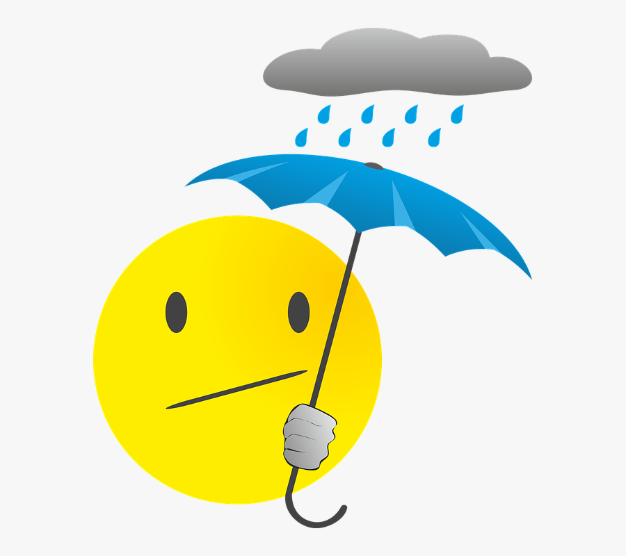 Splash Clipart Emoji - Wet Weather, Transparent Clipart